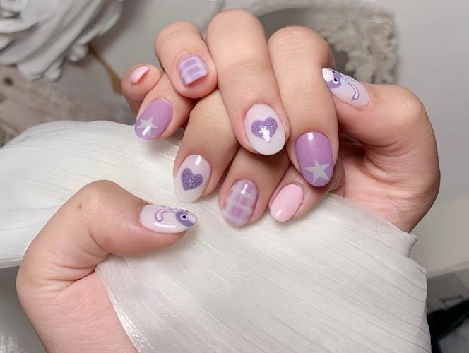 甜心最新热辣可爱美甲款式 指尖上的小心机超吸睛