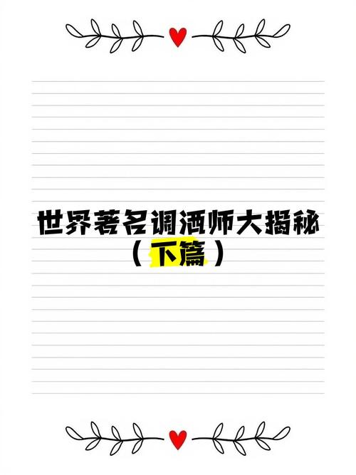 调酒大师官方网站揭秘高级调酒师必备技能